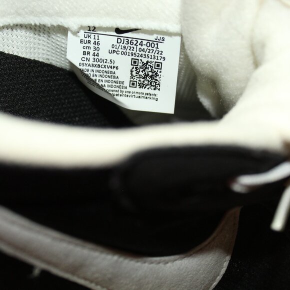 Nike Men’s 12 Air Max Dawn Black Summit White Casual Shoes Sneakers DJ3624-001